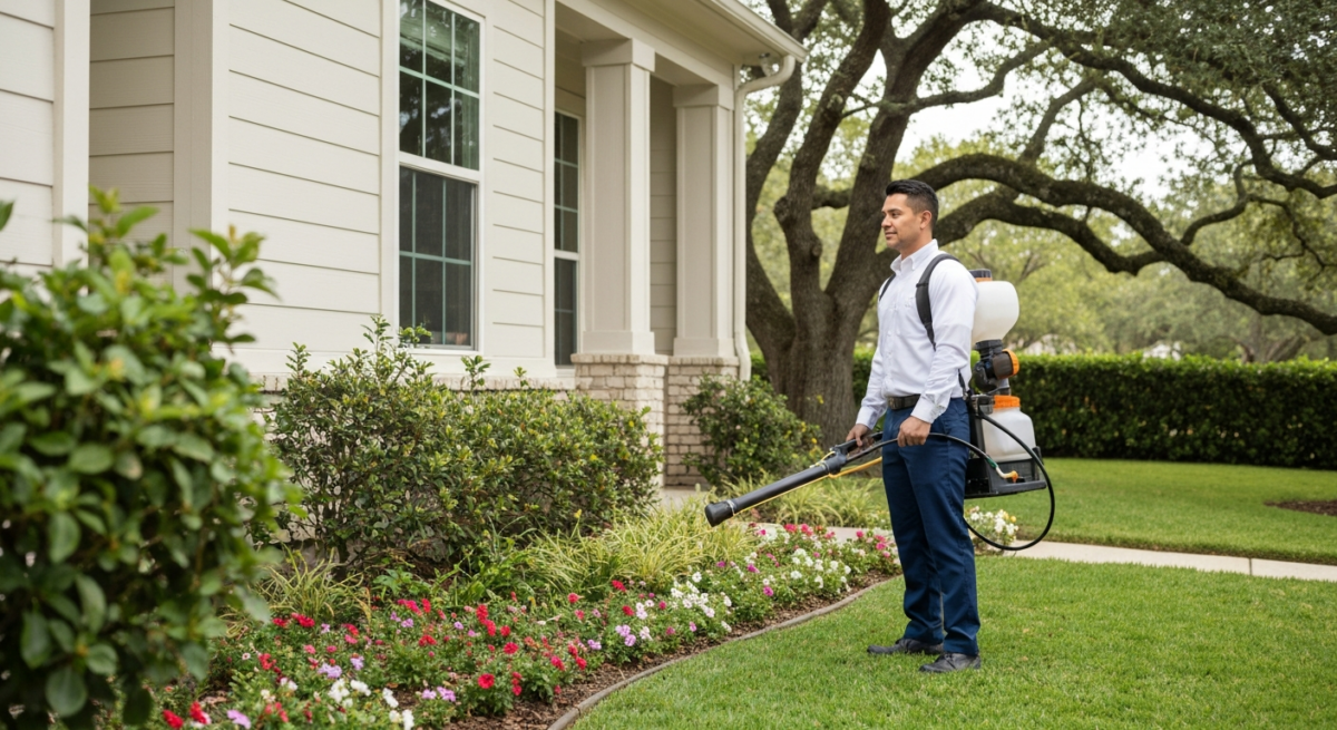Professional pest control technician providing effective pest control solutions