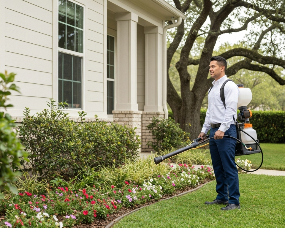Professional pest control technician providing effective pest control solutions