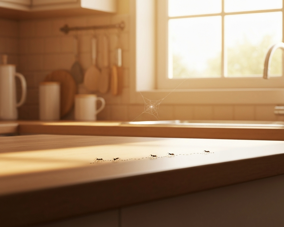 Home pest control strategies for a clean and safe kitchen environment.